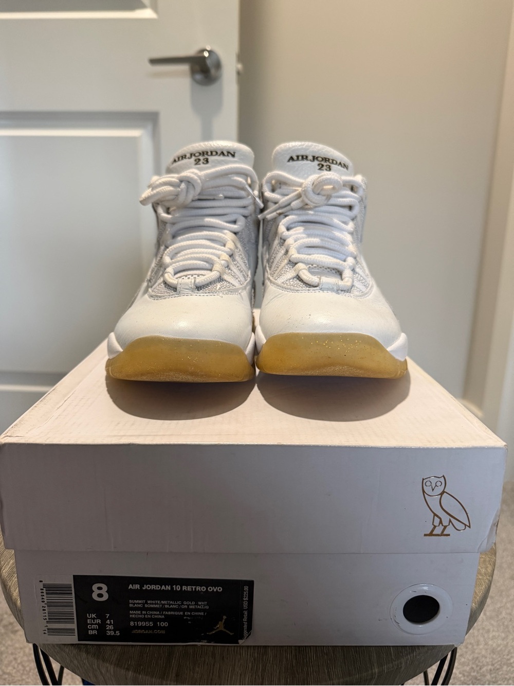 JORDAN 10 RETRO - OVO WHITE